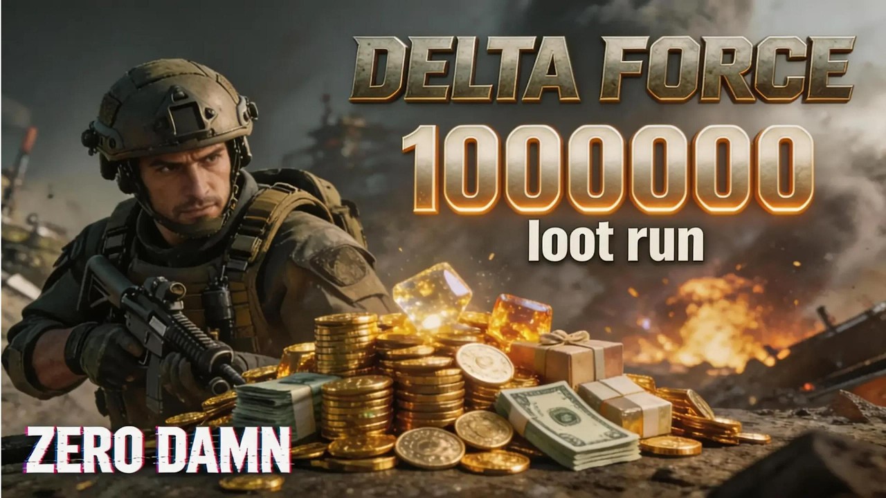 Million-dollar loot run with the boys!!! Delata Force Zero Dam!