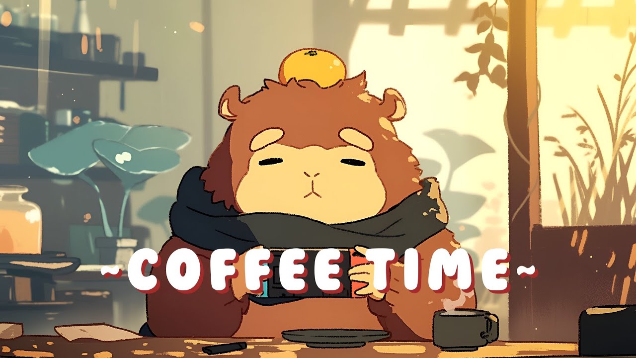 24/7 Capybara Lofi Beats - Study & Chill Music Mix ~ Gentle Feelings ~ 🦫 🎵 ✨