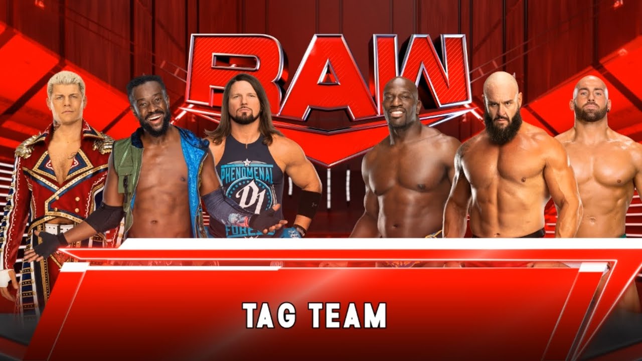 6 Men's Tag Team Match 🔥#reels #video #wwe2k23 #wwefan 