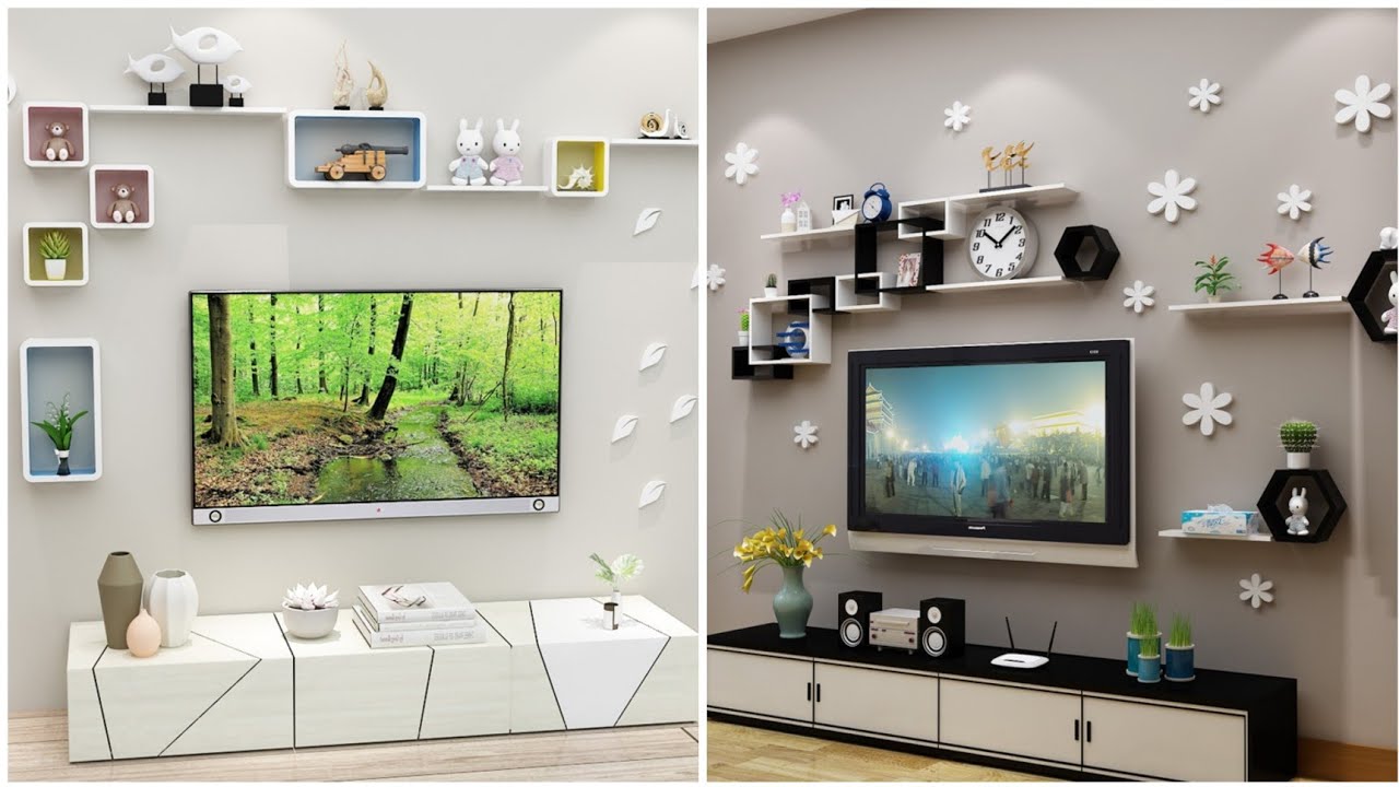 Stylish TV Wall Decoration ideas || Tv Background Wall Design