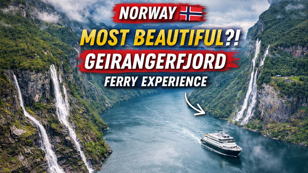 Geiranger Fjord 蓋倫格峽灣 - 挪威最美峽灣｜Nordic Trip Vlog ｜北欧自驾旅游Vlog