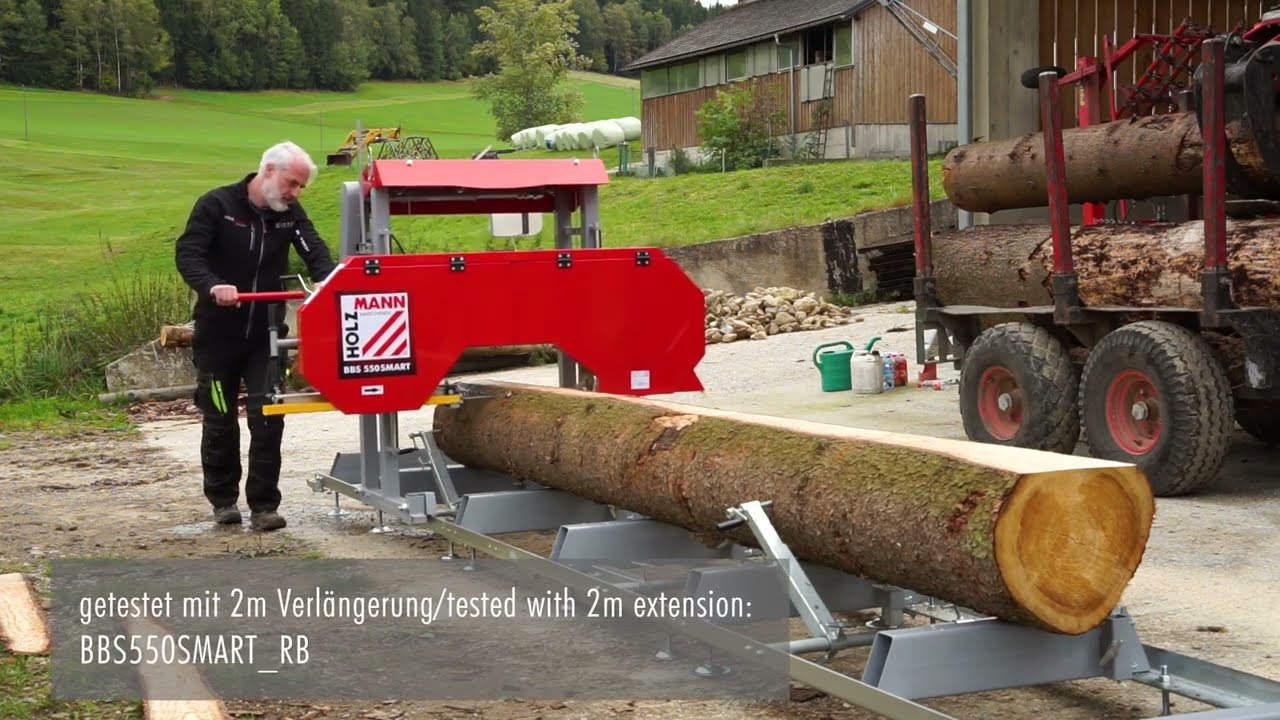 Holzmann BBS550SMART Log Milling Bandsaw
