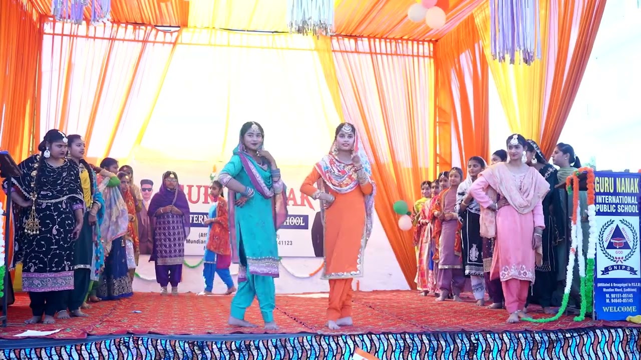 Girls Modeling #performance at Guru Nanak international public school Annual Function 2025