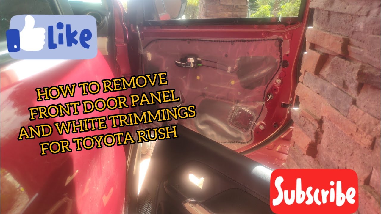 🇵🇭FRONT DOOR PANEL REMOVAL FOR TOYOTA RUSH🇵🇭🏎️