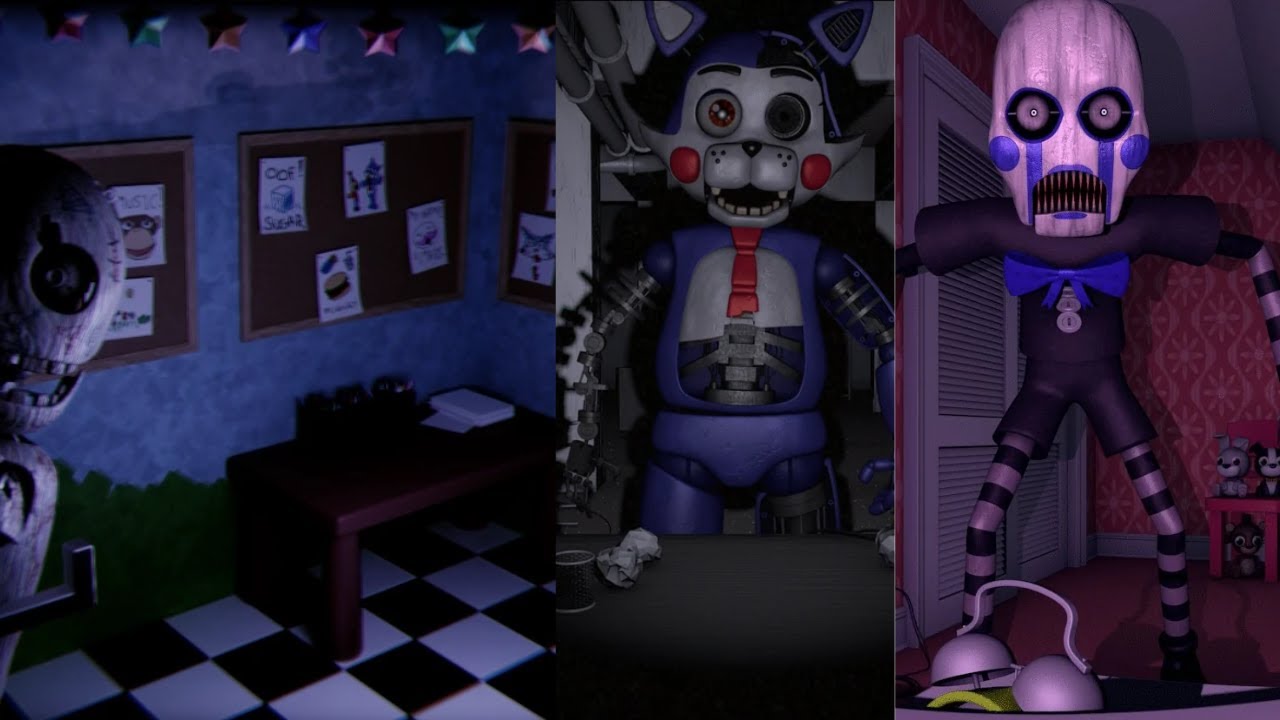 Five Nights at Candy's (1-3) Locations No Static
