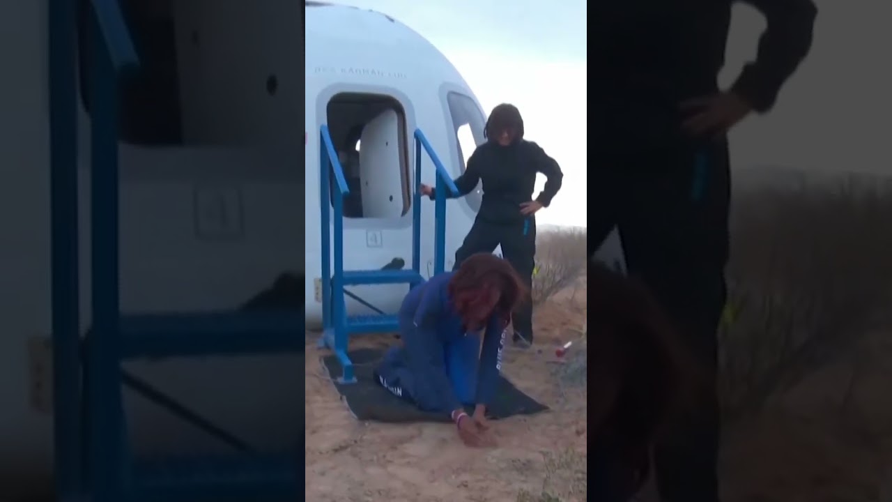 Gayle King returns from space
