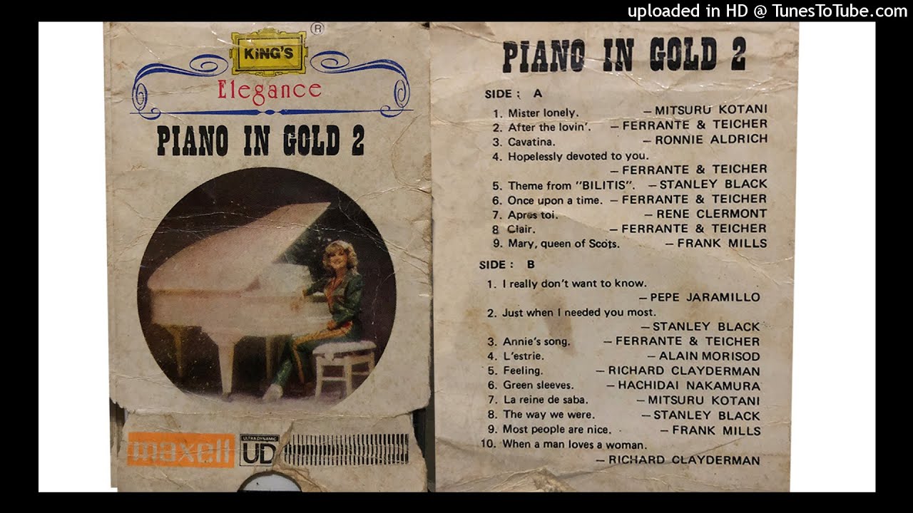 Elegance Piano in Gold 2 - Side B