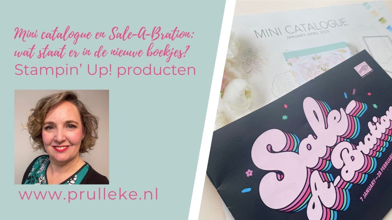 Mini catalogue en Sale-A-Bration: wat staat er in de nieuwe boekjes? Stampin' Up! producten