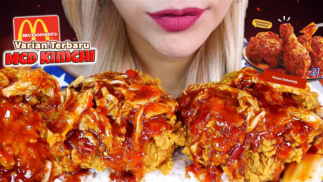 VARIAN TERBARU MCD❗️ASMR AYAM CRISPY MCD SAUS KIMCHI PEDAS ALA KOREA😋🇰🇷 SPECIAL LIMITED EDITION🍗