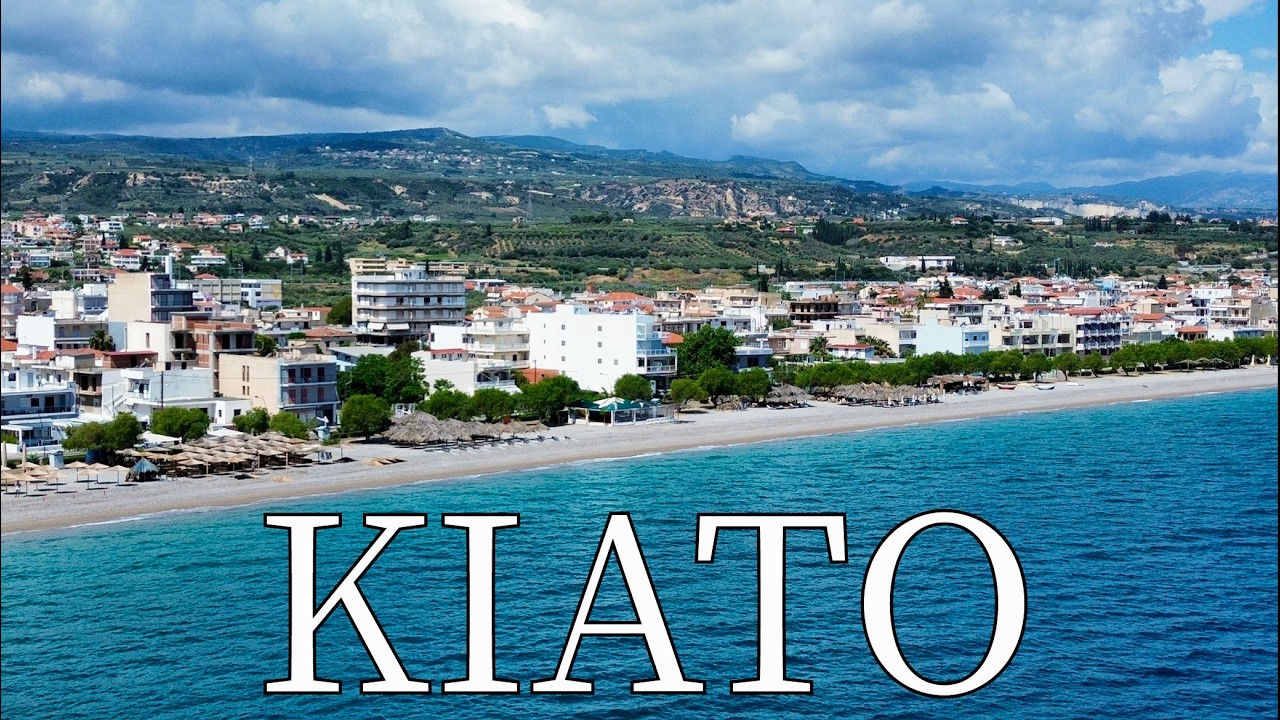 Kiato, Corinthia, Greece - by drone [4K]. #peloponnese