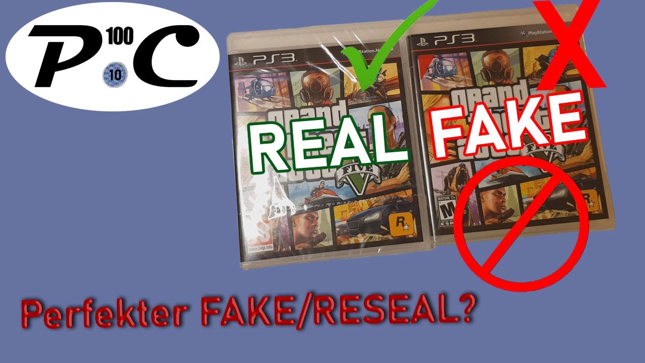PERFEKTER FAKE/RESEAL?! | PS3 GTA 5 FAKE FACTORY SEALED IM CHECK! | Vergleich zum Original! |