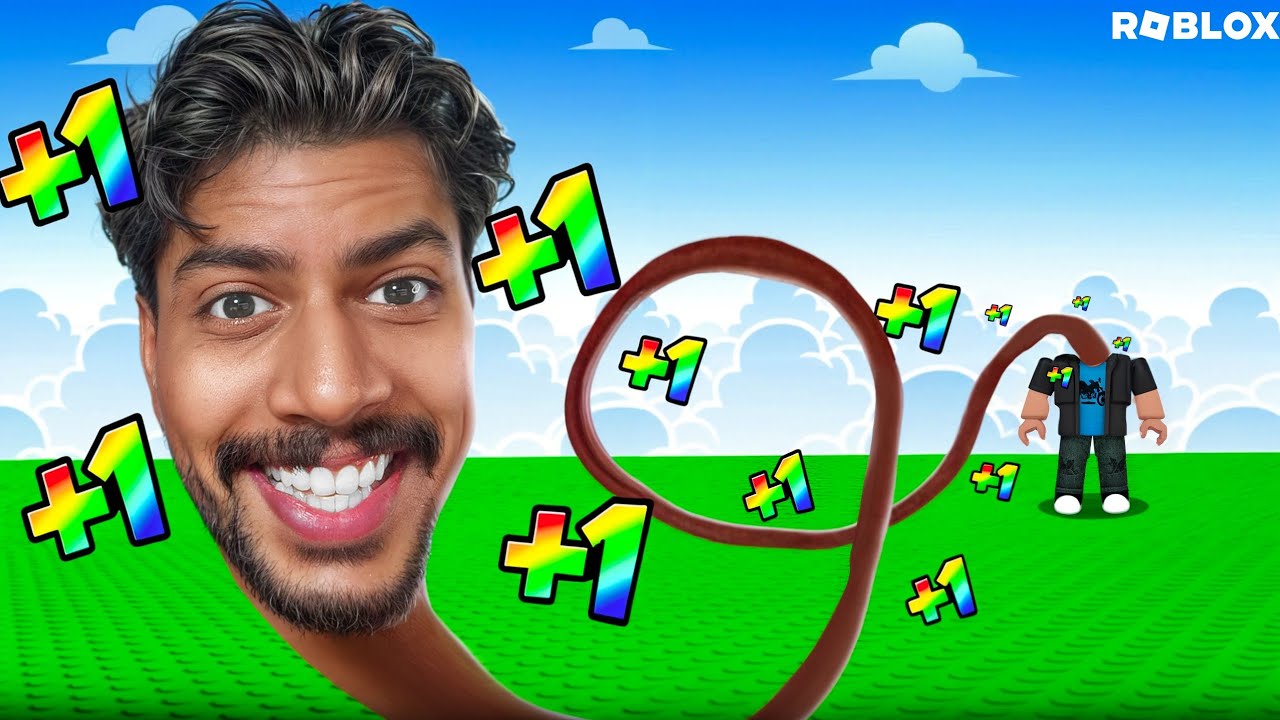 Roblox But Every Second My Neck Grows 😱!!