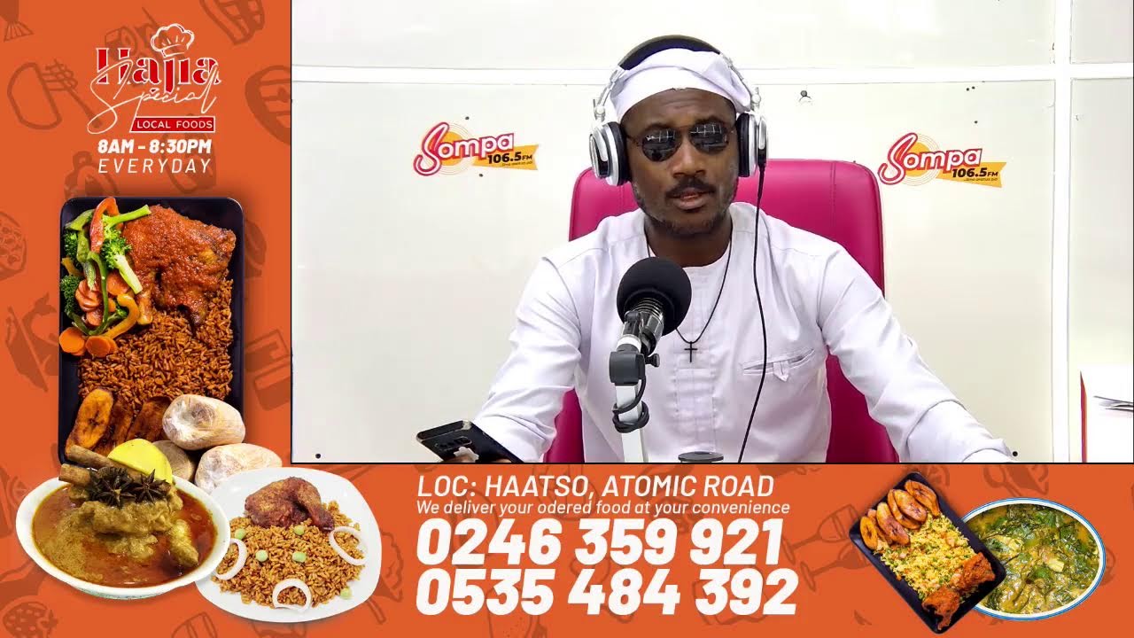 HOT-BITE NEWS LIVE ON SOMPA 106.5 FM WITH OBREMPONG, OHENEYERE AND APAM DADAA 03/04/26 By AUGUSTINE