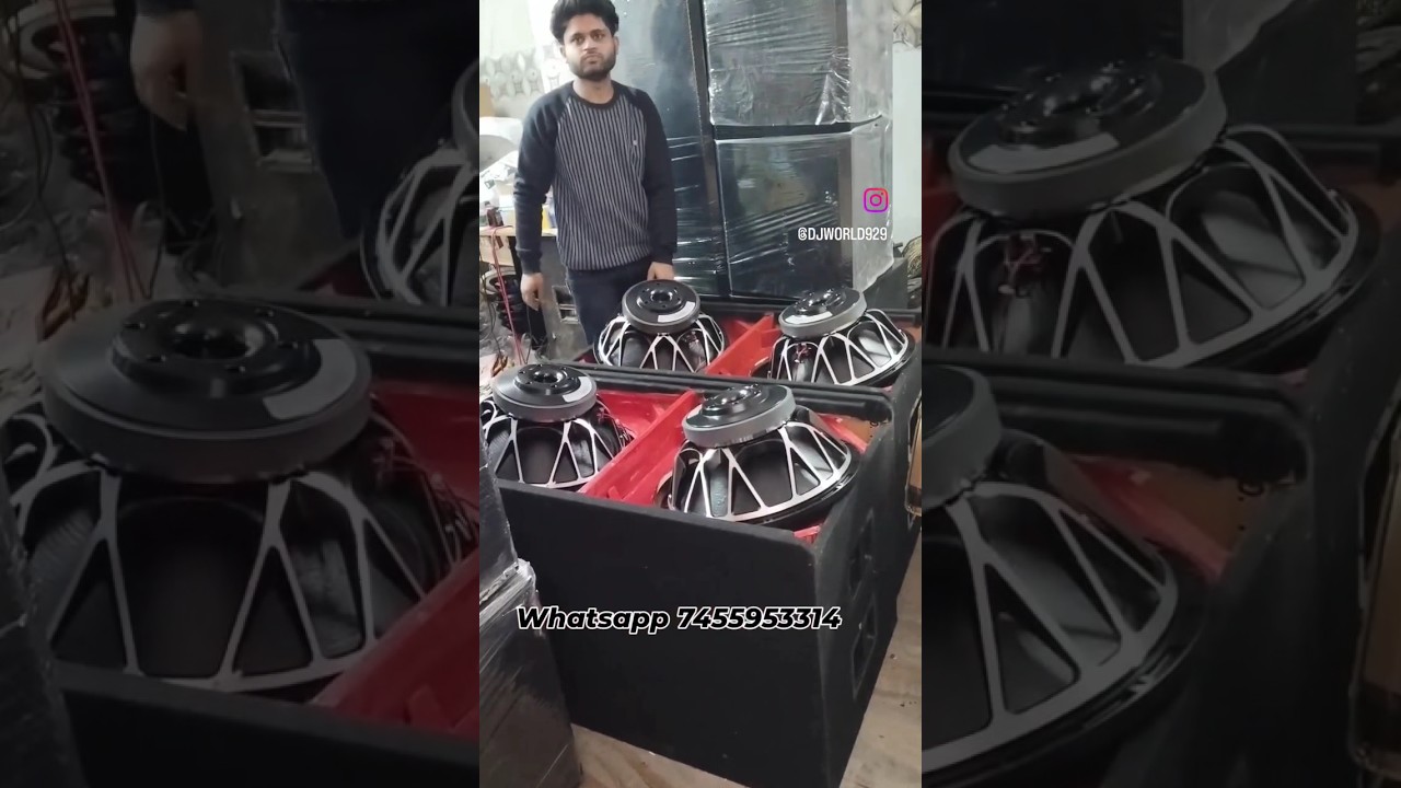 18x1800 Complete subwoofers by DJ world 