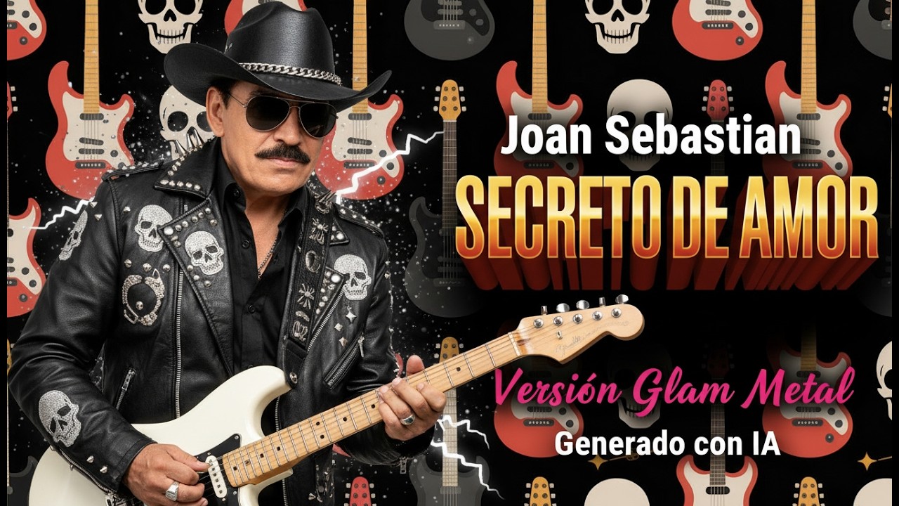 Joan Sebastian – Secreto de Amor | Cover IA Glam Metal 2000s épico y apasionado
