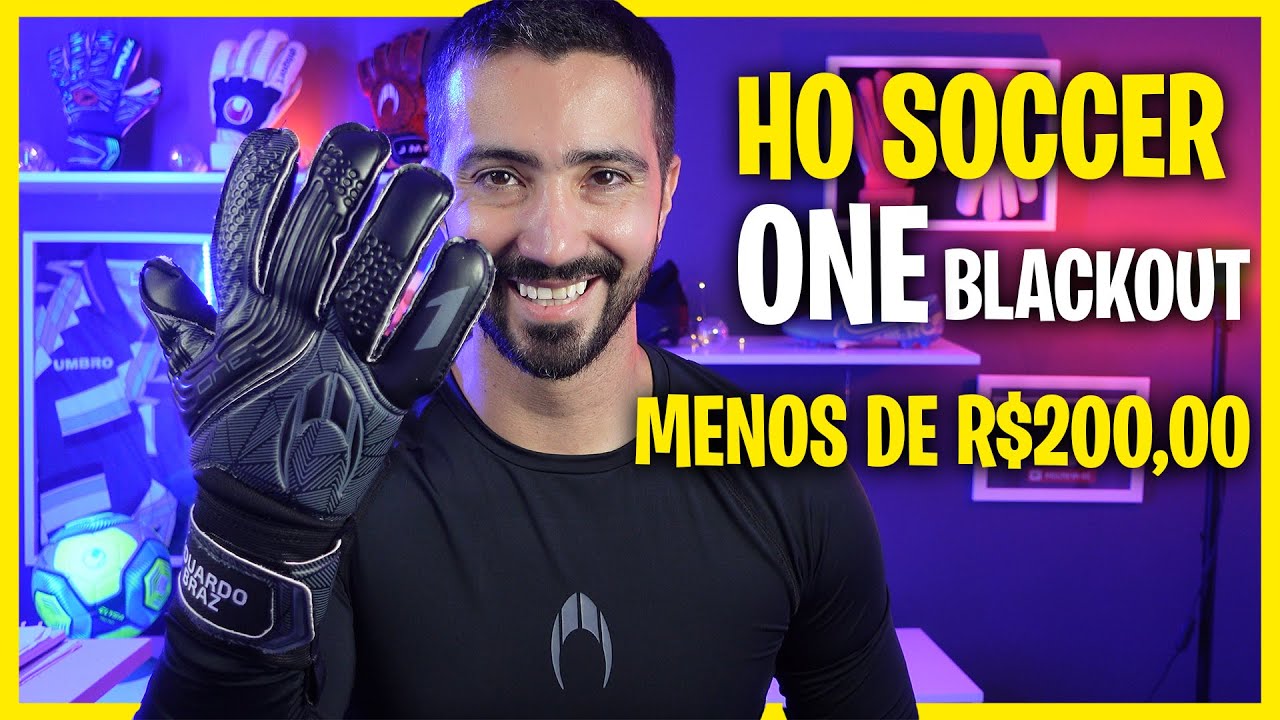 HO SOCCER ONE BLAKOUT - MELHOR LUVA ATÉ R$200,00?