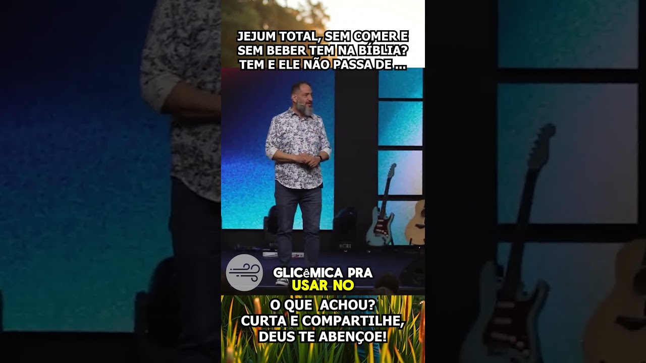 #270 - JEJUM TOTAL, SEM COMER E SEM BEBER TEM NA B&Iacute;BLIA TEM E ELE N&Atilde;O PASSA DE - Luciano Subir&aacute;