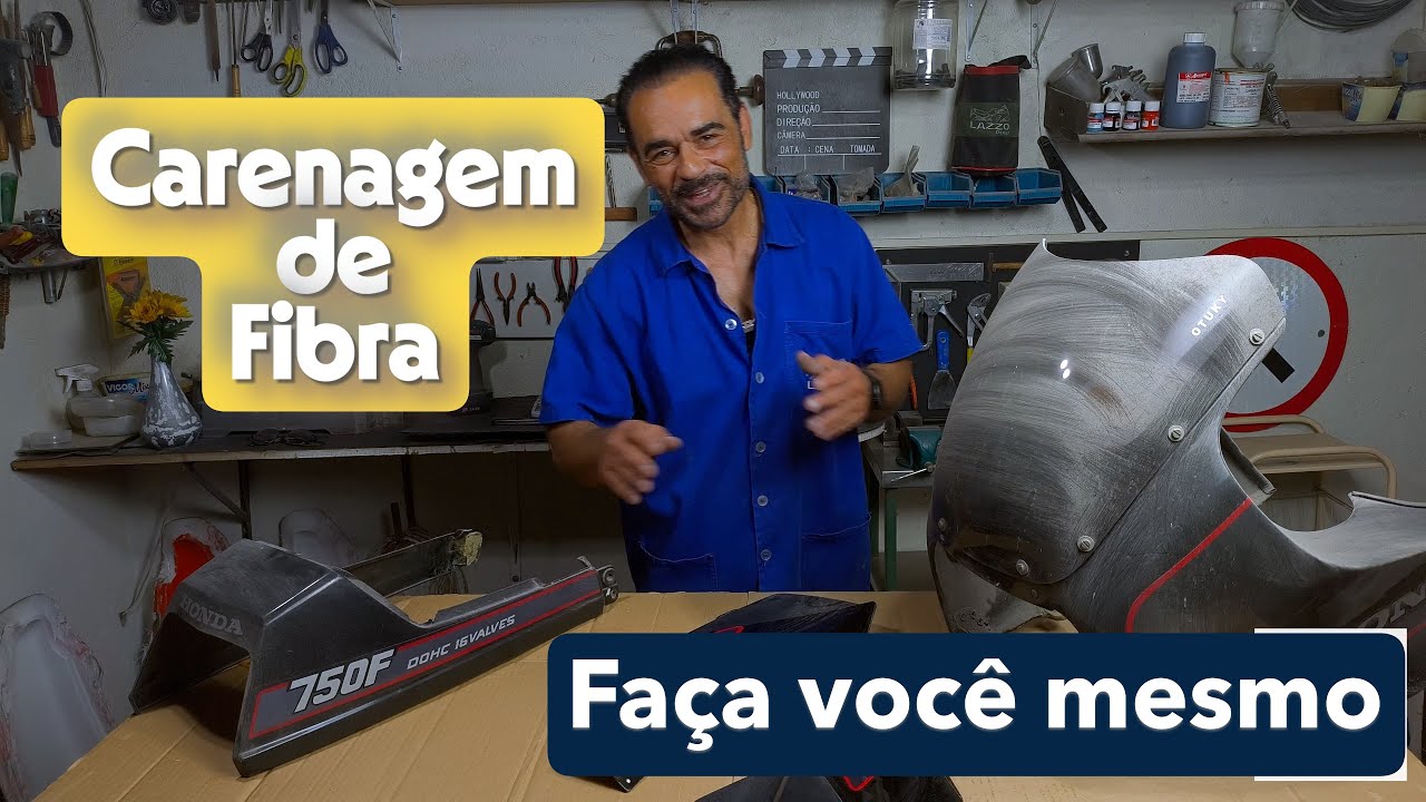 FAÇA VOCÊ MESMO: Carenagem da CBX 750F em Fibra de Vidro (Economize MUITO!)