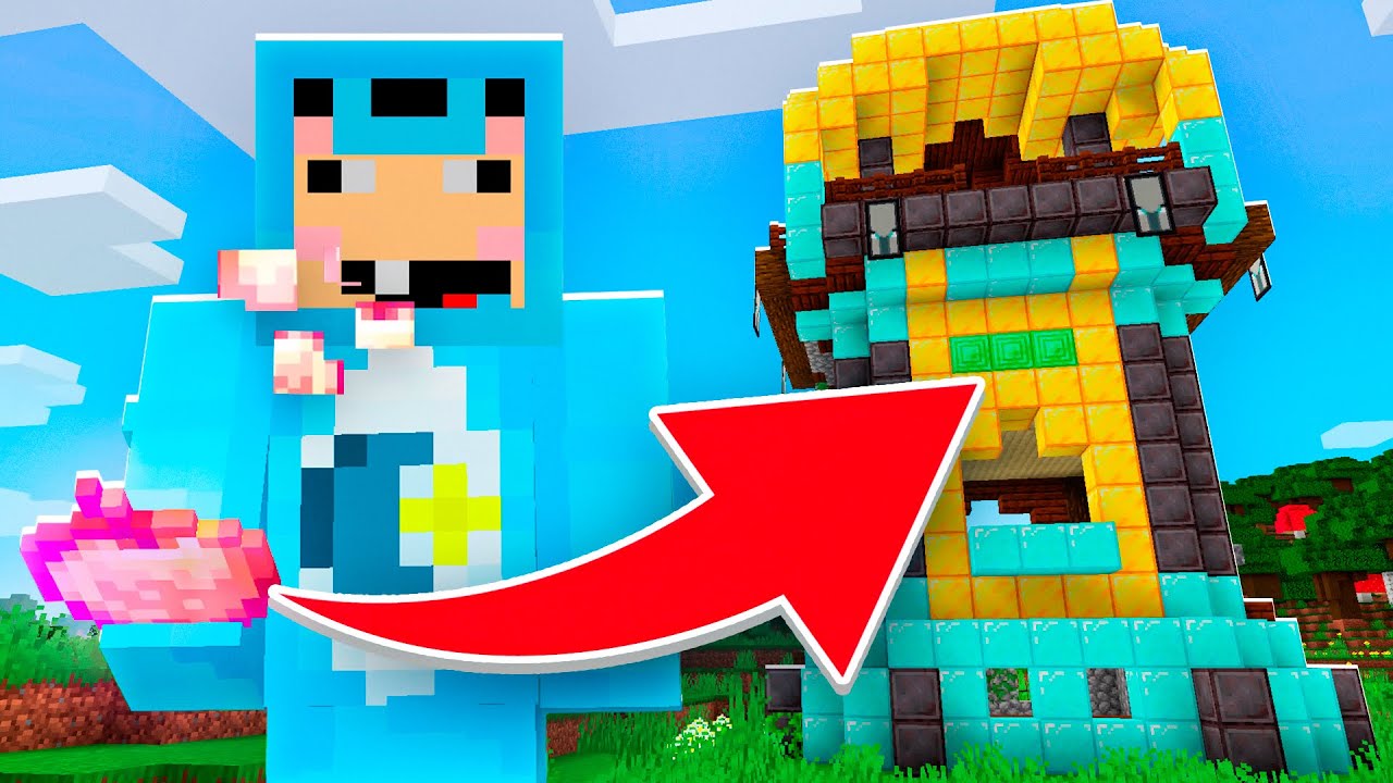 MINECRAFT, PERO COMIENDO GENERO ESTRUCTURAS ( SUPER CHETADO )