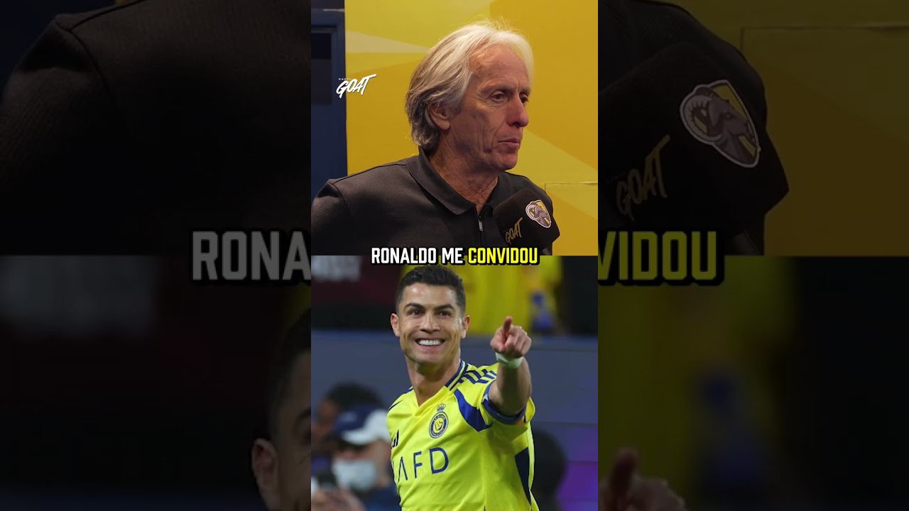 JORGE JESUS QUER MAIS TA&Ccedil;AS: &ldquo;O CRISTIANO RONALDO ME CONVIDOU PARA AJUD&Aacute;-LO A SER CAMPE&Atilde;O&rdquo;