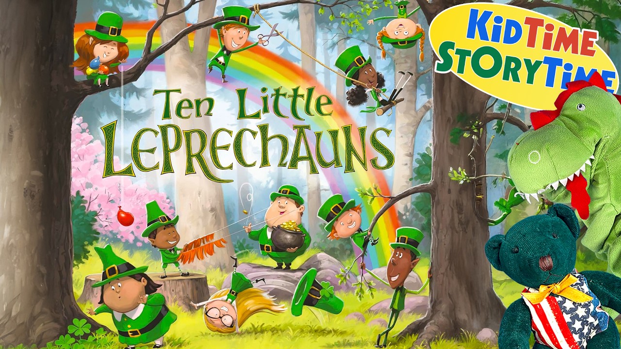 Ten Little Leprechauns | St. Patricks Day Read Aloud