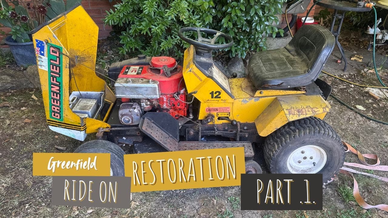 Greenfield Ride On Restoration Part 1 🚜