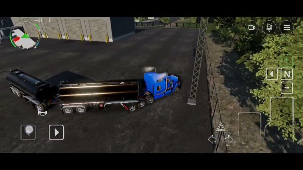 Pessoal mais um vídeo pra vcs de truck simulator big rigs com Peterbilt puxando bitrem tanque 