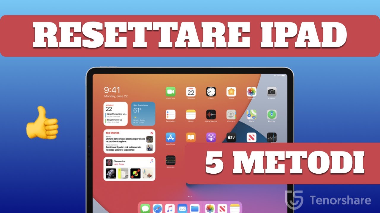 Come Resettare iPad Vecchio Senza id Apple e Ripristinare iPad come nuovo? [2025]