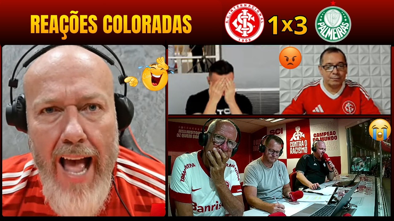 REAÇÕES DOS COLORADOS APÓS DERROTA PARA O PALMEIRAS - INTERNACIONAL 1 X 3 PALMEIRAS - BRASILEIRÃO