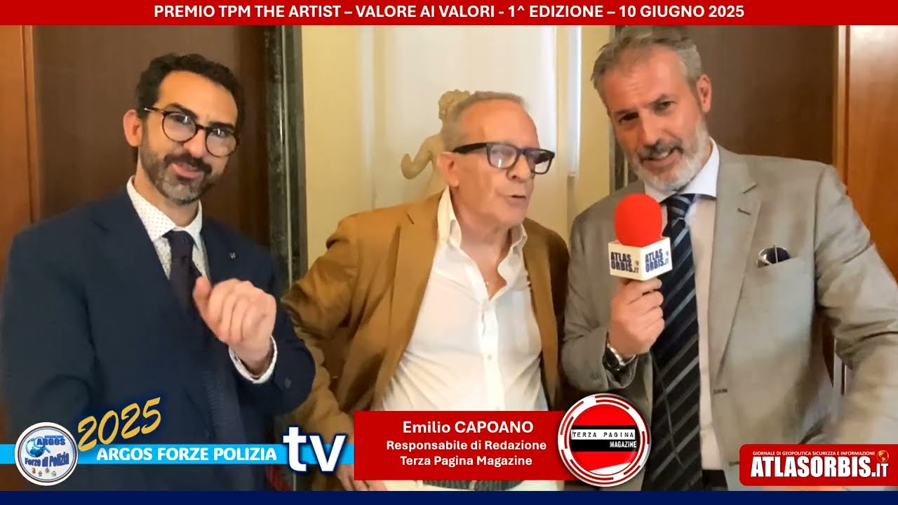❤️VALORE AI VALORI: ARGOS 🏆Palazzo VALENTINI , 🎤intervista con ✅ Emilio CAPOANO 🧑🏻🗣️