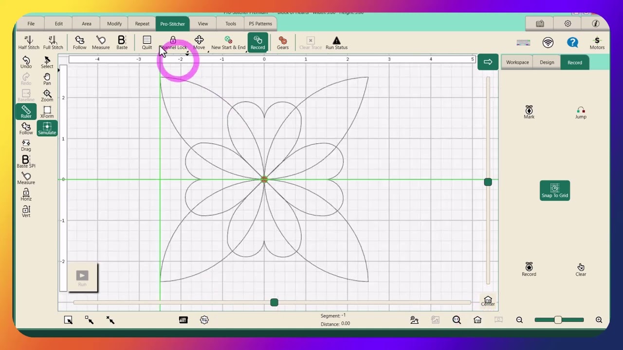 Turning a Block Design into a Continuous Line Design in Pro Stitcher