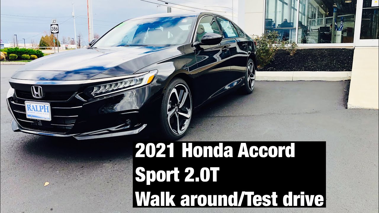 Honda Accord Sport 2.0t 2021 года: тур и тест-драйв