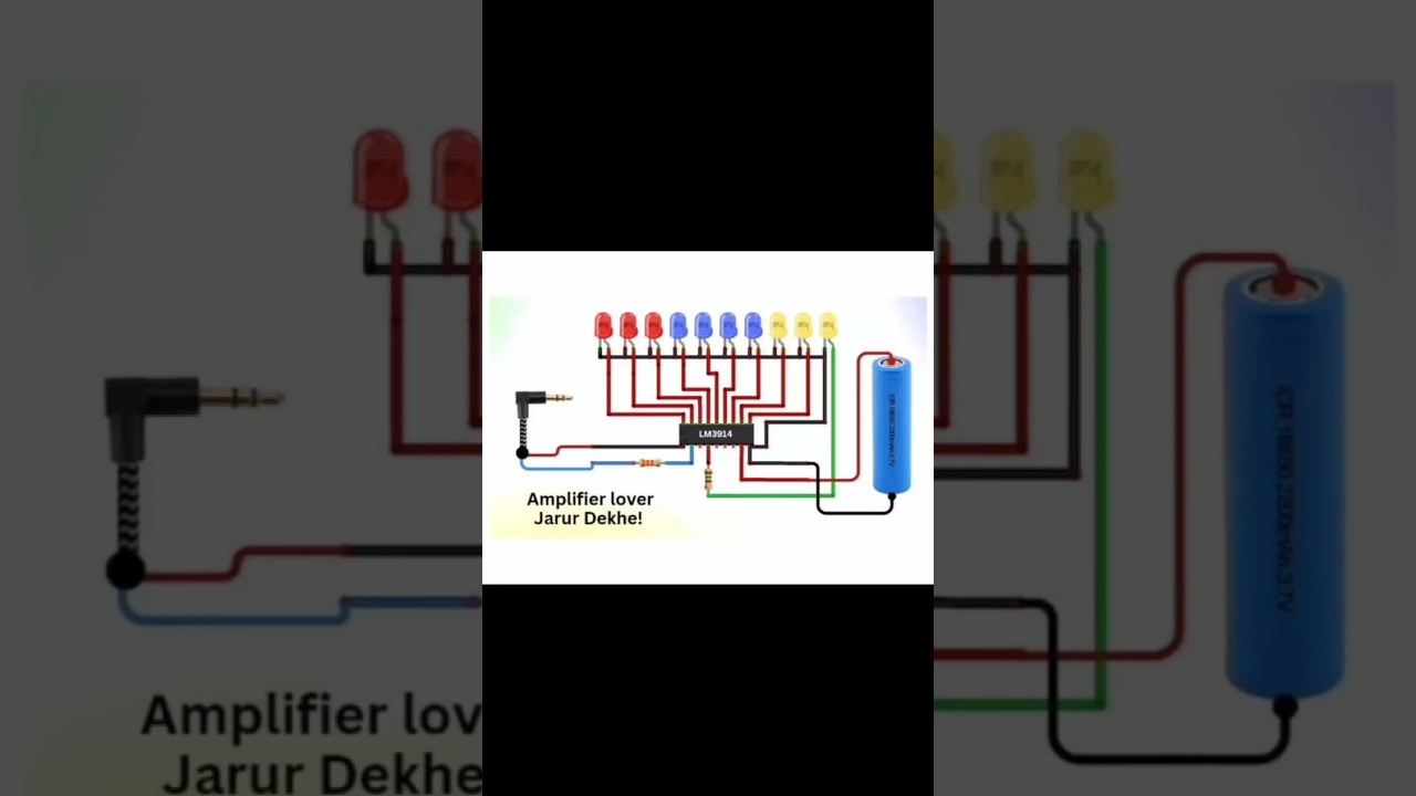 10 led vu meter diagram