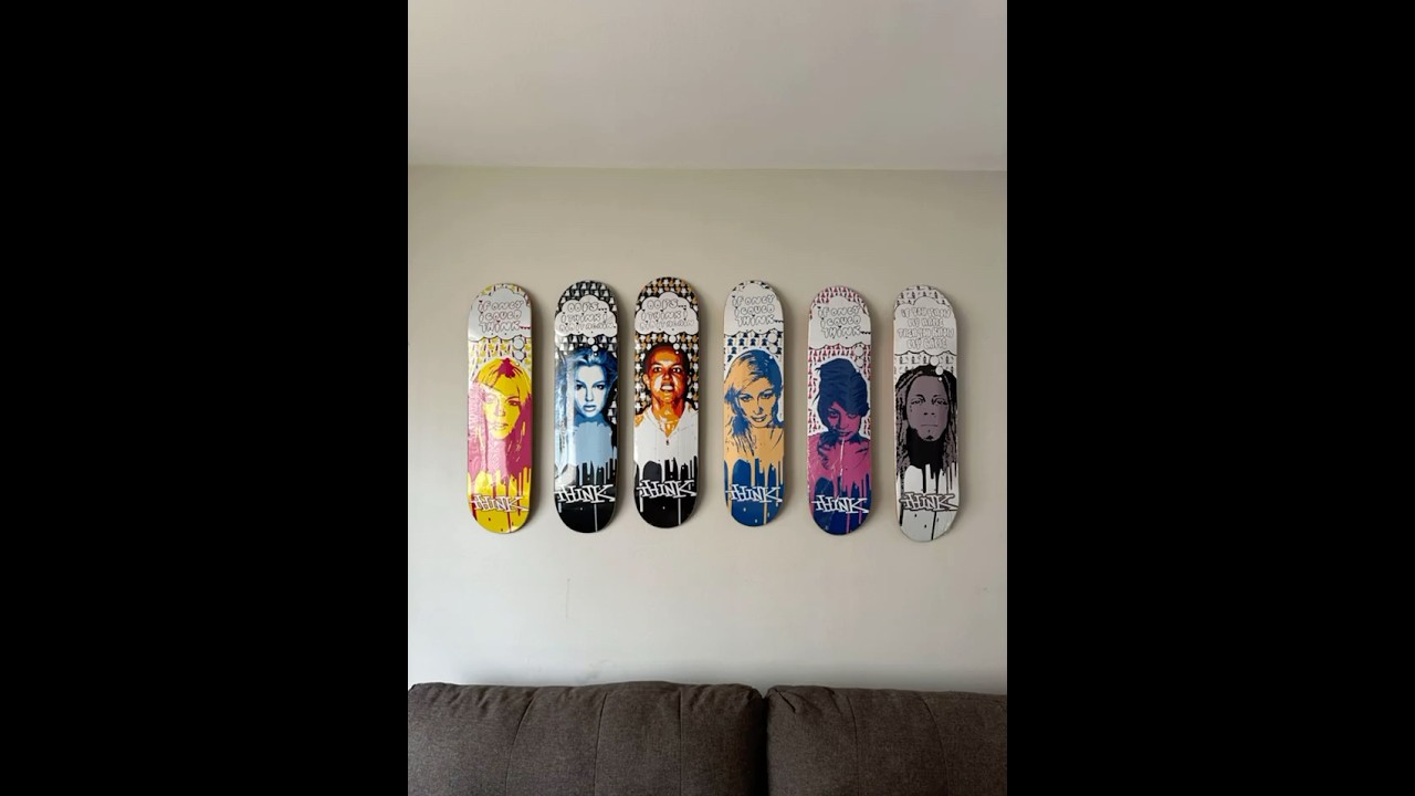 Full skateboard deck collection #deckcollection #skateboarding #skateboardcollection #skate
