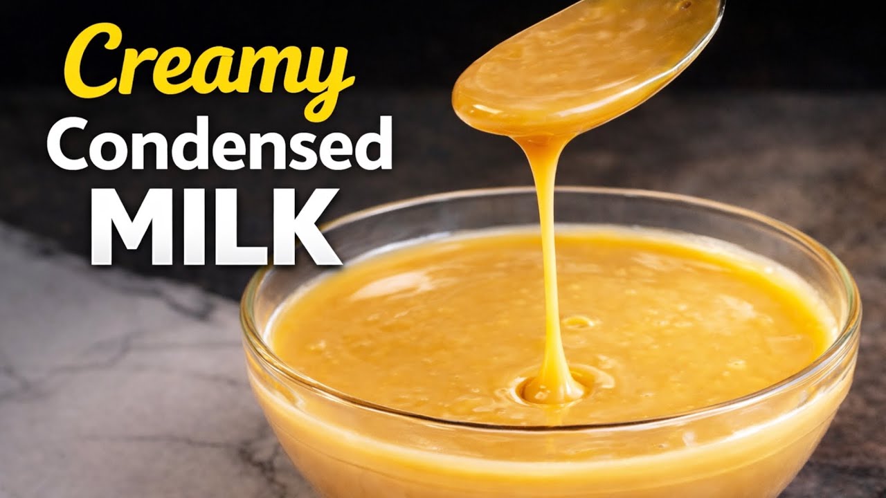 How To Make Homemade Condensed Milk / Easy,  Creamy And Cheap