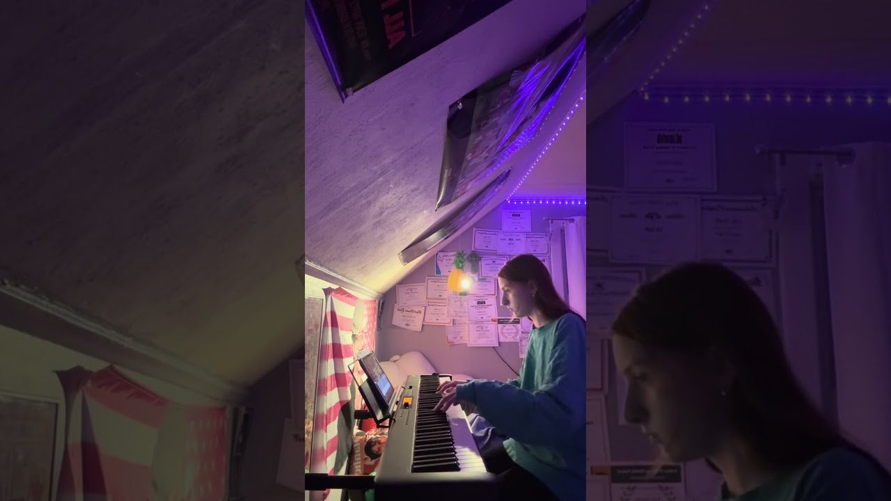 Cover of blessing  on piano