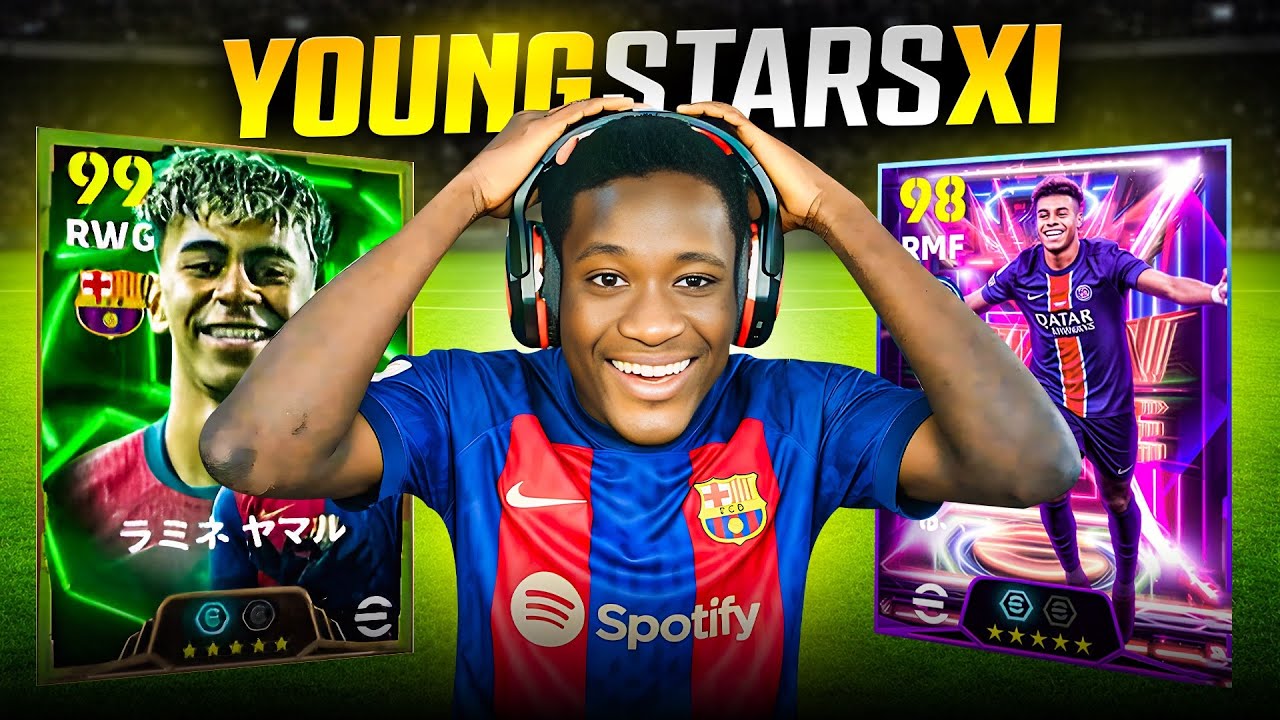 I Built A Team Of The Best Young Players In Efootball 