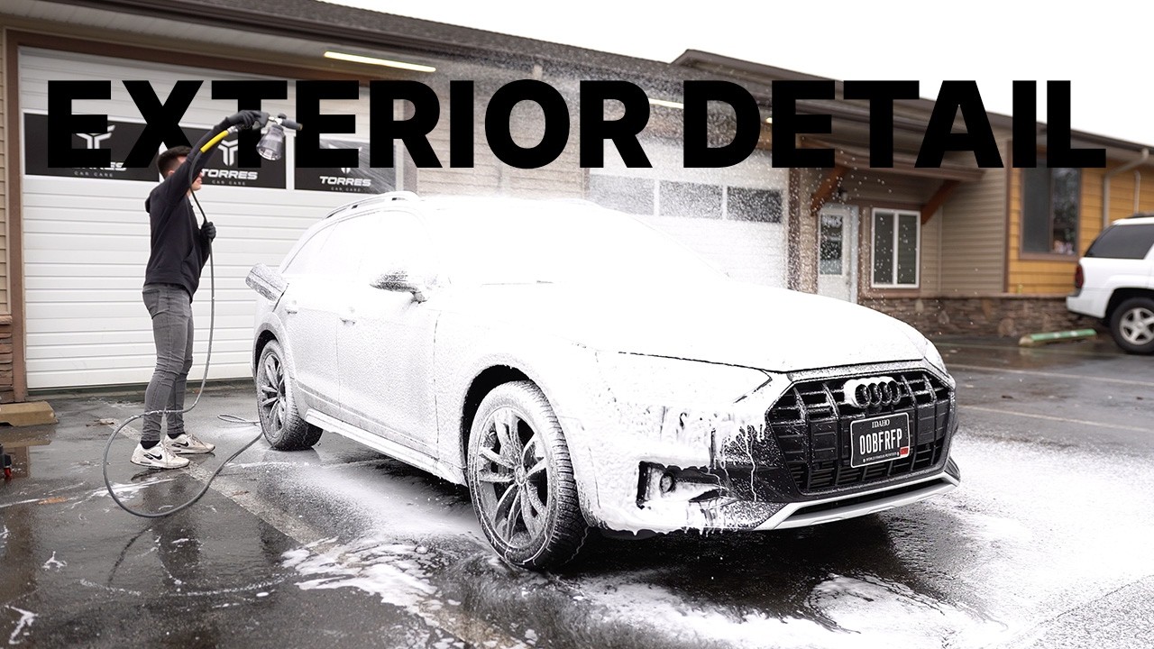 Foam Wash On A Audi A4 - Exterior Auto Detailing