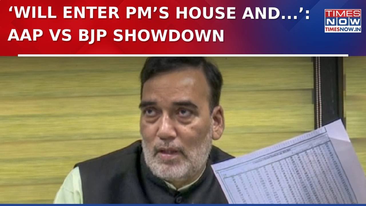 Kejriwal Leads AAP Protest Against Demolition Drive | Gopal Rai&rsquo;s &lsquo;PM House&rsquo; Remark Sparks Row