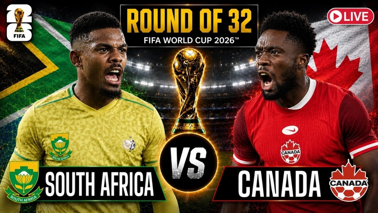 Canada vs South Africa - 2026 FIFA World Cup Knock Outs - Live Stream Color Radio Broadcast