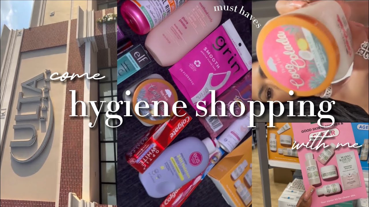come hygiene shopping with me | ulta, target, walmart +haul #hygiene #spendthedaywithme #selfcare