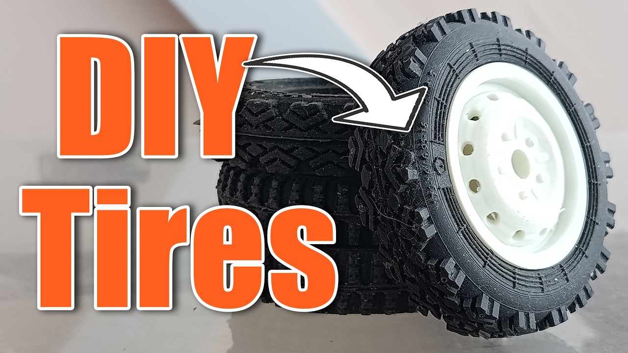 3D Printed RC Tire Molds | How to Make your own Tires