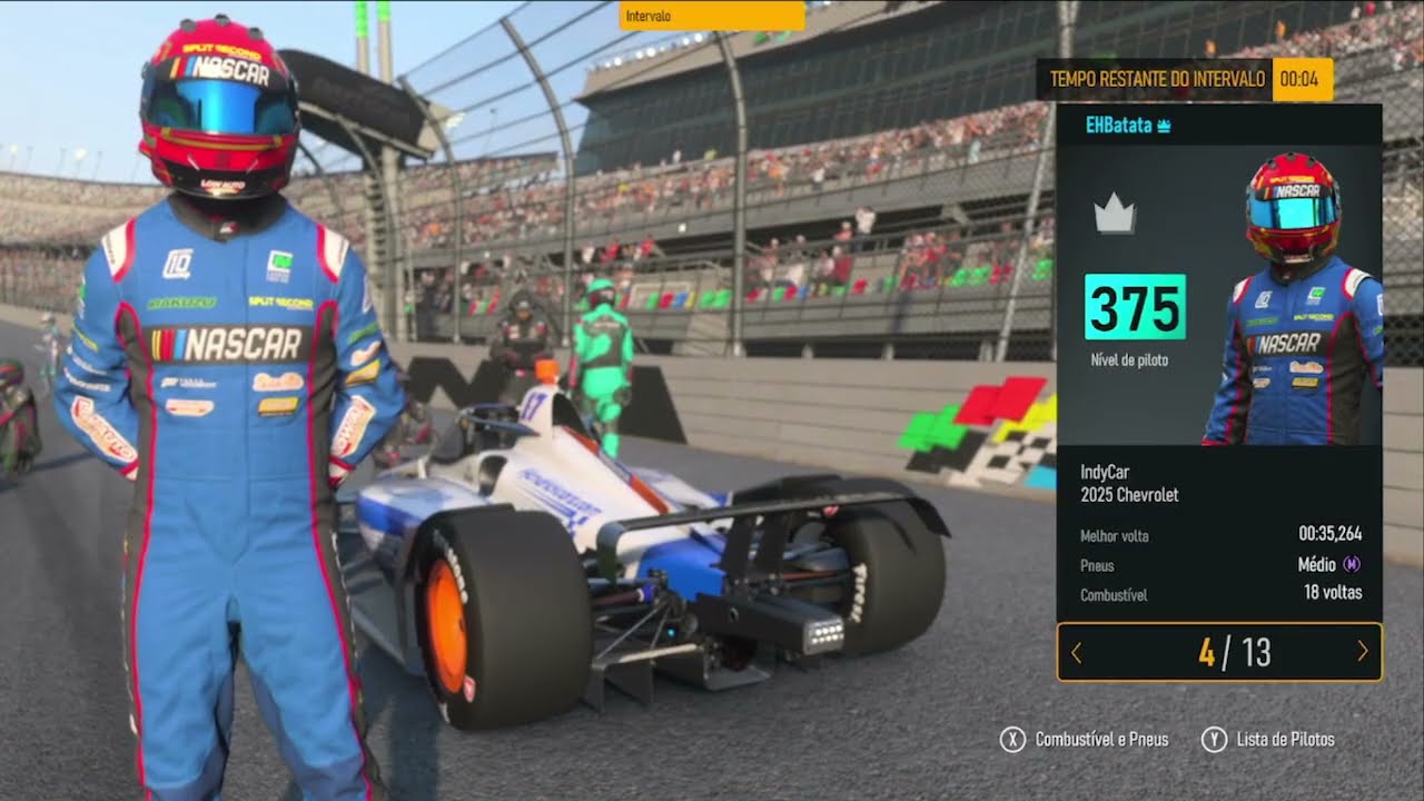 GAMEPLAY — FORZA MOTORSPORT - INDY CAR SERIES - CORRIDA EM DAYTONA(ONLINE)