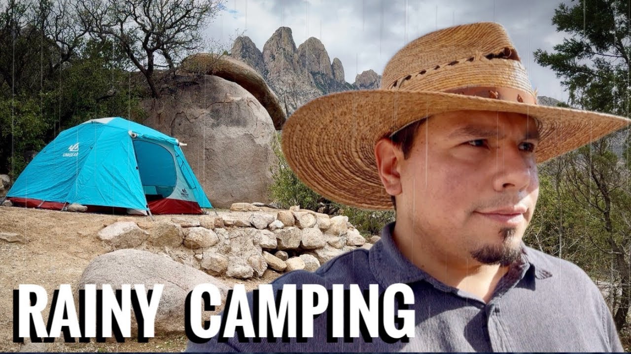 Camping Alone In The Rainy Mountains