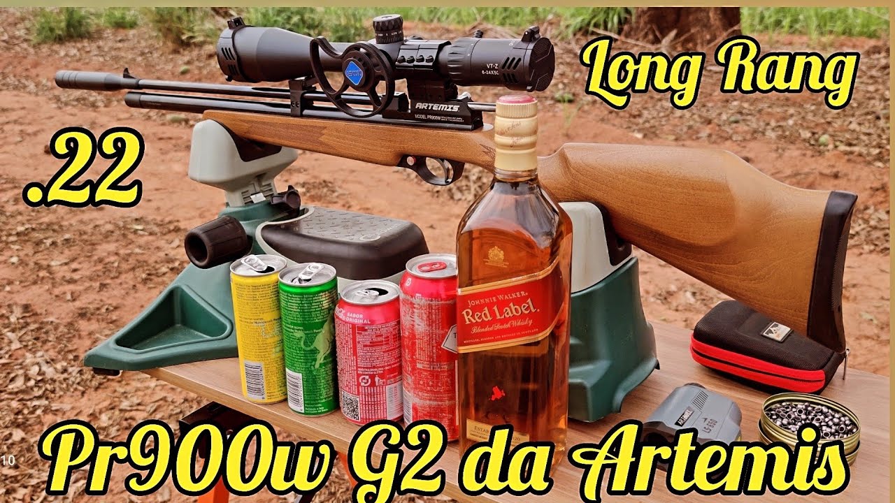 PR900W G2 5.5 TIROS A LONGA DISTANCIA  SEM APOIO LUNETA DISCOVERY 6-24X50 FFP