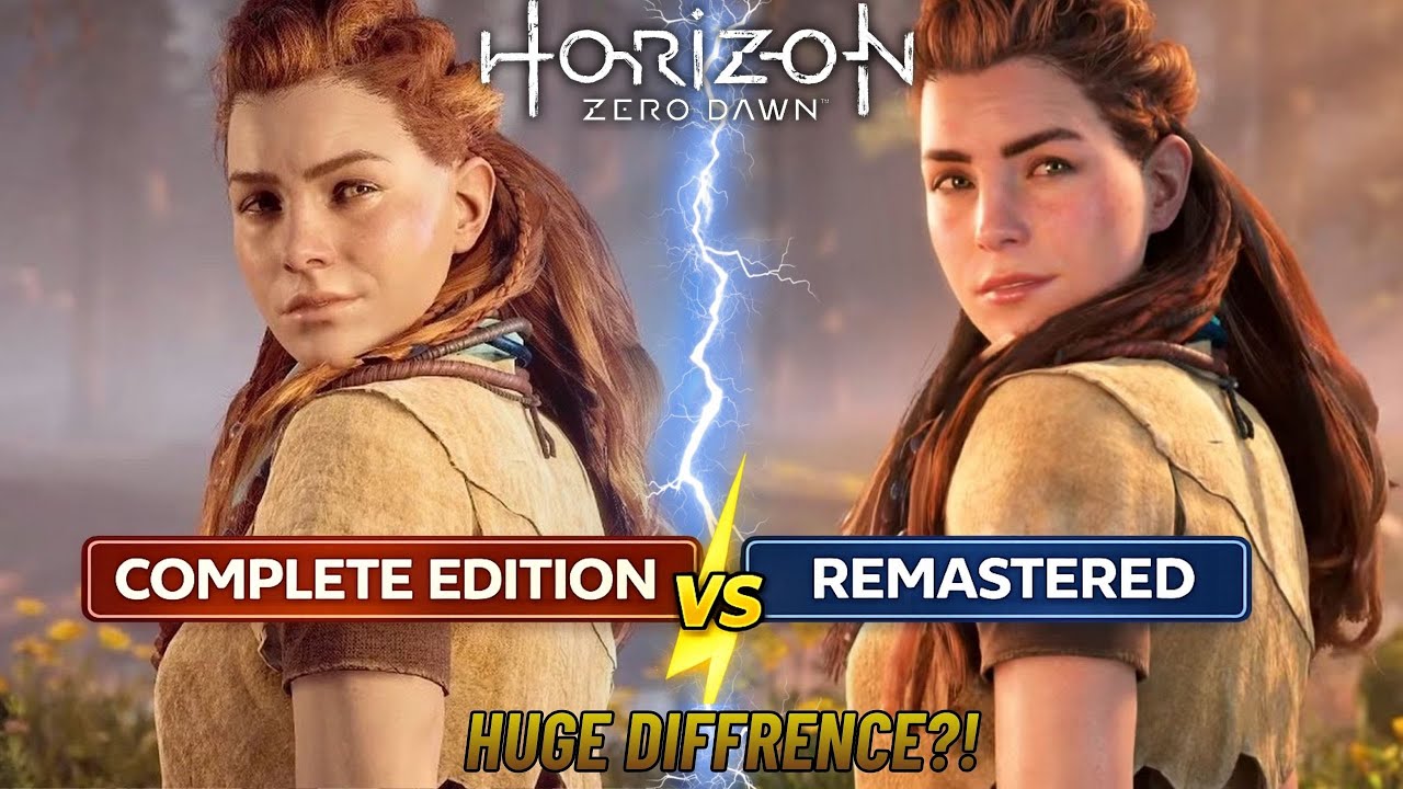 Horizon Zero Dawn Remastered vs Complete Edition — BIGGEST Visual Upgrade Yet