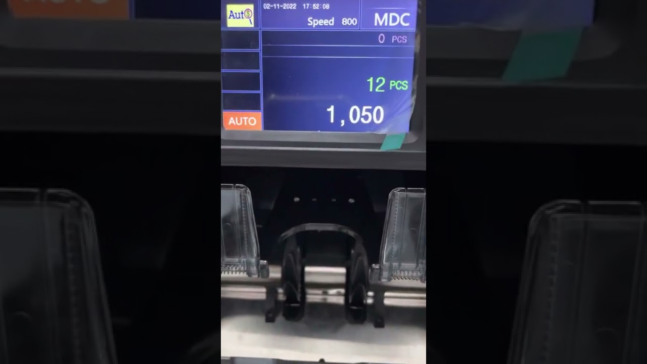Money Counter. Count and print receipt with serial number. Mushii Scorpion VC-L.Auto-select currency