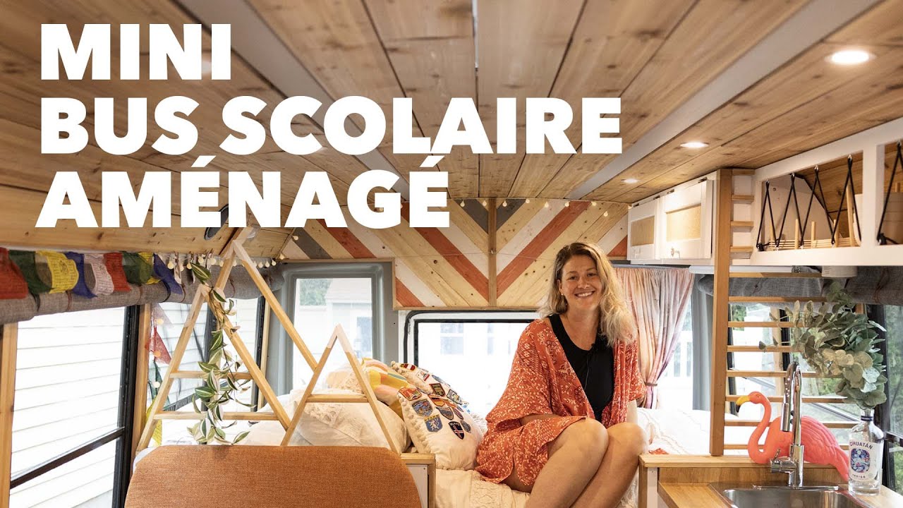🚌 PETIT BUS AMÉNAGÉ en CHALET NOMADE
