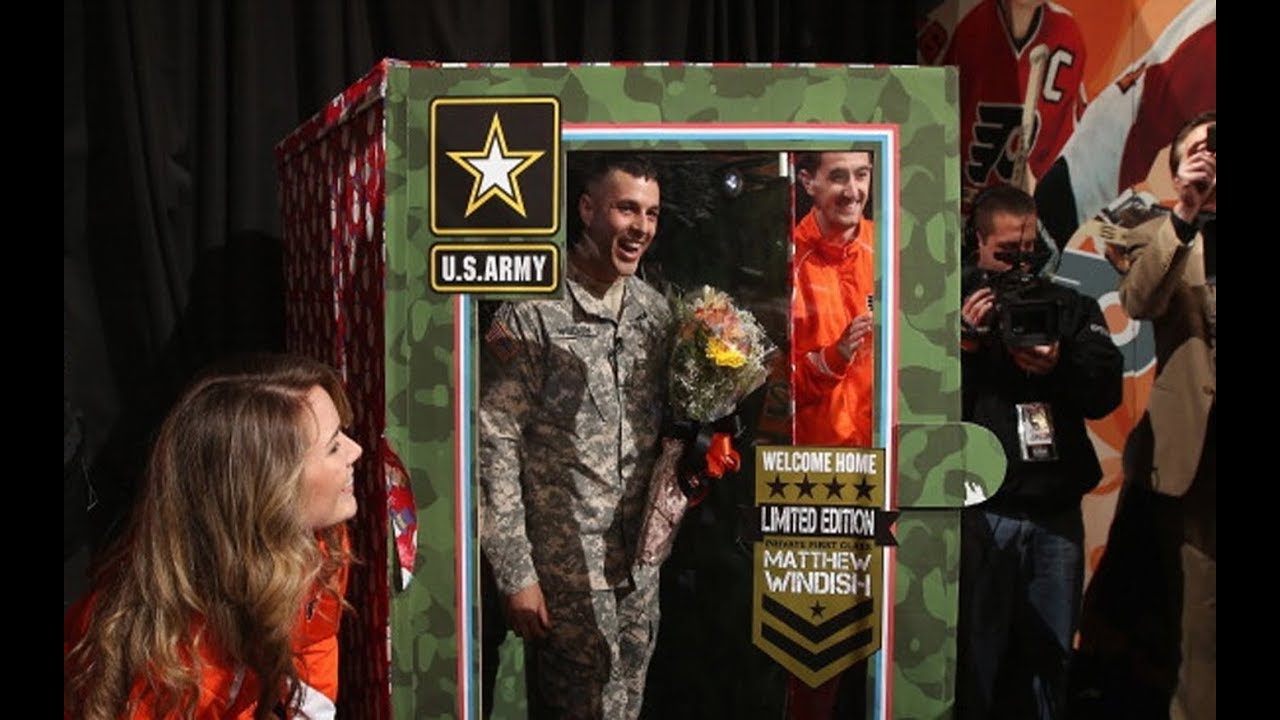 NHL: Military Homecoming Surprises