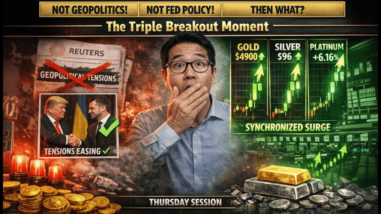 Why Gold & Silver Just Surged (It's Not What You Think) Platinum Too!